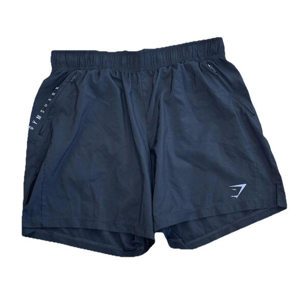 Gymshark Arrival Shorts Mens XL Black Elastic Waist Workout Athletic 7" Inseam - Picture 1 of 6